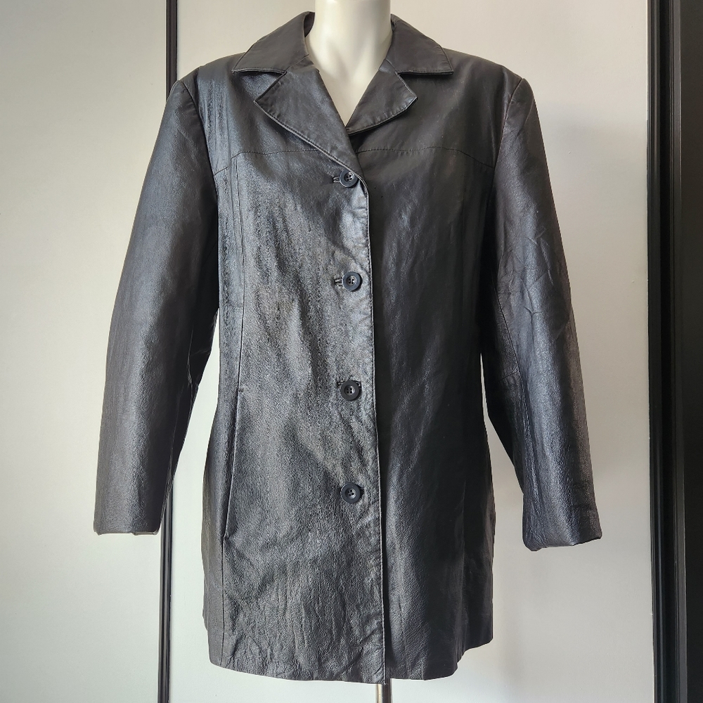 Vintage leather jacket - Picture 2 of 3